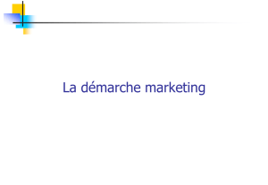 La démarche marketing