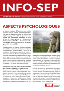 ASPECTS PSYCHOLOGIqUES