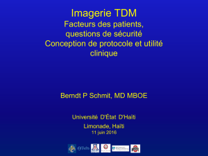 Imagerie TDM