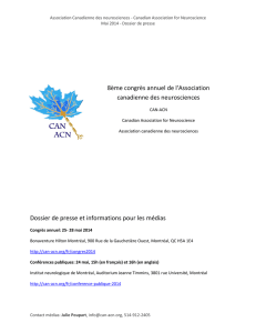 8ème congrès annuel de l`Association canadienne des