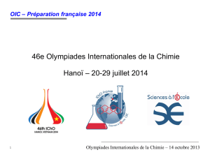 Programme : chimie organique – détail