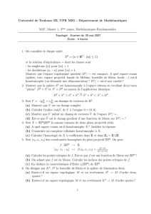 Examen du 30 mai 2007 - Institut de Mathématiques de Toulouse