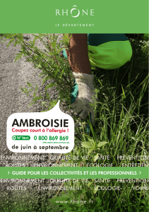 guide de l`ambroisie