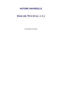 Rome - L`Histoire antique des pays et des hommes de la Méditerranée