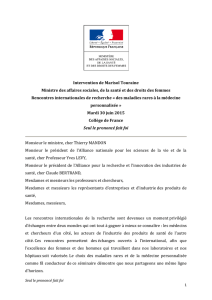 Télécharger l`intervention de Marisol Touraine