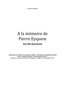 A la mémoire de Pierre Eyquem