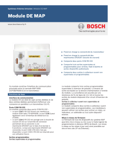 Module DE MAP - Bosch Security Systems