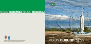 Vision BURUNDI 2025 - Réseau de recherche sur les opérations de