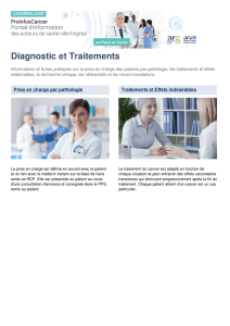 Diagnostic et Traitements | Portail ProInfosCancer