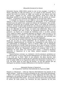 1. Alexandre Dumas, Extraits du Journal du Havre des 2, 8 et 10