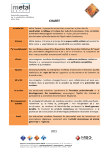 Charte Métal Genève