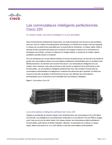 Cisco 220 Series Smart Plus Switches Data Sheet (French)