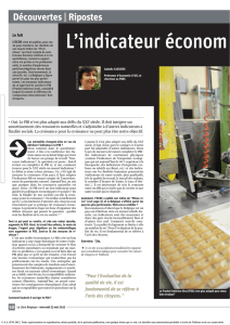 L`indicateur économique PIB est-il dépassé