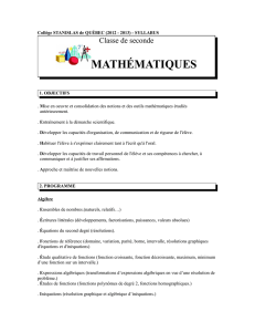 mathématiques - Collège Stanislas