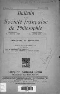 Société française de Philosophie - 1000 tirés-à