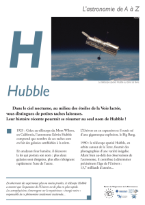 Hubble - Centre de Vulgarisation de la Connaissance