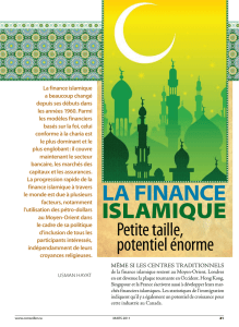 LA FINANCE islamique
