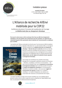 un ouvrage de synthèse exceptionnel pour la COP22