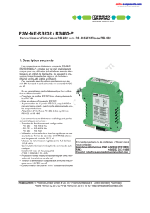 PSM-ME-RS232 / RS485-P