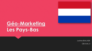 Géo-Marketing Les Pays-Bas