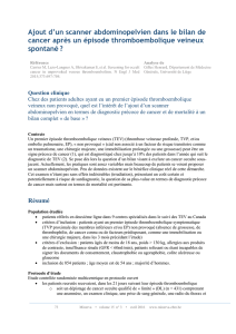 Ajout d`un scanner abdominopelvien dans le bilan de cancer après