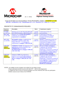 (01 / 2 / 2010) Cursus de formation aux microcontrôleurs 16 bits