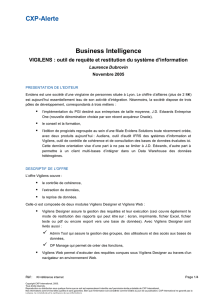 CXP-Alerte Business Intelligence