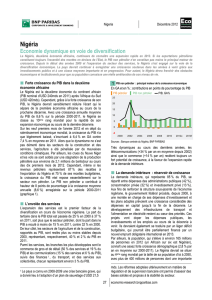 Nigéria - Etudes Economiques – BNP Paribas