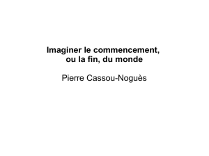 Lire les diapositives - Pierre Cassou