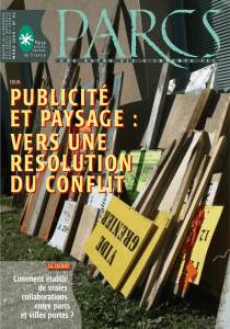 Revue Parcs n° 62. Publicité et paysage