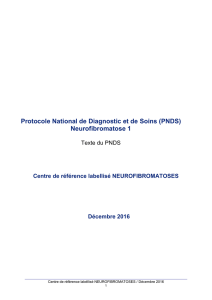 PNDS - Neurofibromatose de type 1