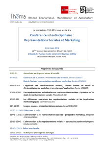 Représentations Sociales et Marketing - thema