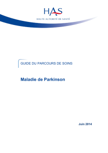 Maladie de Parkinson - Société Française de Neurologie