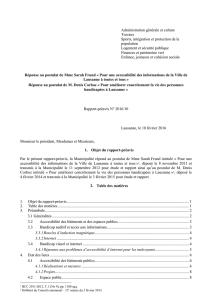 Rapport-préavis 2016/10