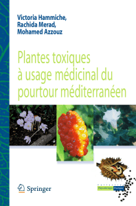 Plantes toxiques à usage médicinal du pourtour