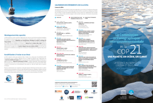 La Commission océanographique intergouvernementale de l
