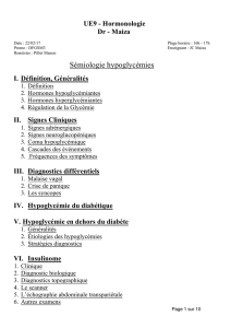 D1-UE9-MAIZA-sémiologie hypoglycémie