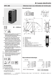 Accessoires : Encombrement Raccordement électrique HRTL 96B