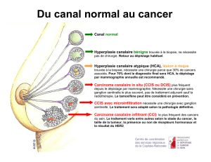 Du canal normal au cancer - Programme québécois de dépistage