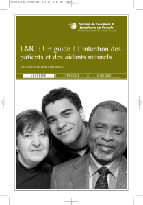 LMC : Un guide à l`intention des patients et des aidants naturels