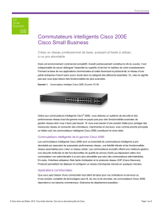 Cisco 200E Series Smart Switches Data Sheet (French)