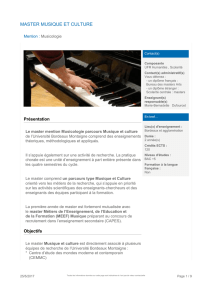 master musique et culture - Université Bordeaux Montaigne