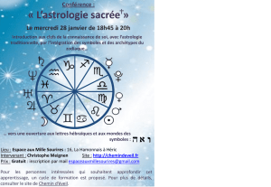 L`astrologie sacrée