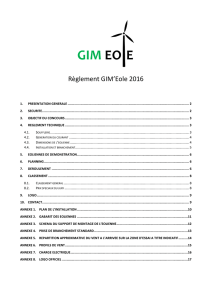 Règlement GIM`Eole 2016