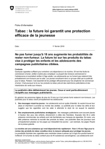 Tabac : la future loi garantit une protection efficace - BaG
