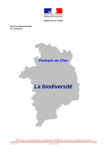 La biodiversité - Les services de l`État dans le Cher