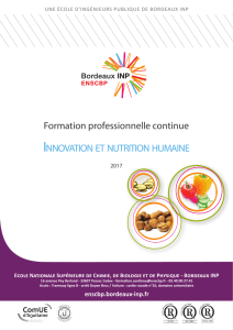 Catalogue Innovation et nutrition humaine 2017