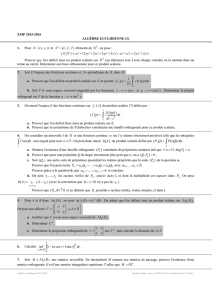Algebre euclidienne-2015