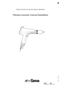 Pistolet à poudre manuel EasySelect