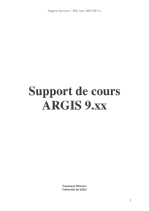 support Arcgis ENSP